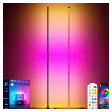 Tyute Corner Floor Lamp 2 Pack with Remote