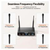 MELONARE 4-Channel UHF Wireless Mic System