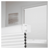 Homedemo Cordless Cellular Shades White 31.5x64