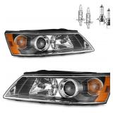 Headlight for 2006-2008 Hyundai Sonata, Pair