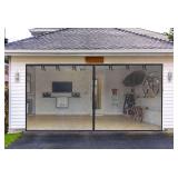 Garage Screen Door 9x7ft Fiberglass Magnetic
