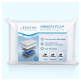 Mediflow Memory Foam Water Pillow - Adjustable (1)