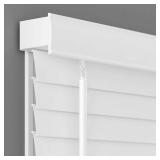 2 Inch Cordless Faux Wood Blind - 34' W x 64' L