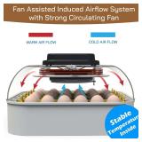 MATICOOPX 30-Egg Incubator with Humidity Display