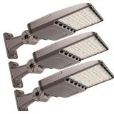 YXL LED Shoebox Lights Dusk Dawn, 3-Pack