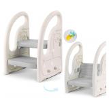 Onasti Toddler Step Stool for Bathroom Sink