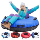 ZEALFEEL Snow Tube 45/48' Rubber Sled with Cover