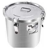 304 Stainless Steel Airtight Canister with Lid 48L