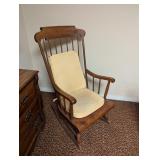 wooden rocking chair