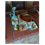 roseville pottery and other mcm pottery