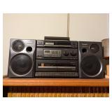 Panasonic s-xbs boom box radio tape deck