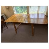 dropleaf table with leaf 37"by24" open 72"