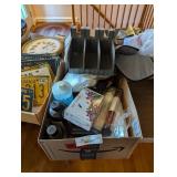 Box of gun cleaning items