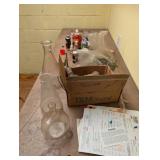 pyrex beackers content of bench