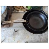 (2) commerical frying pans