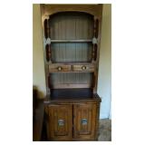 Bookshelf hutch 77" by 30" by 18"