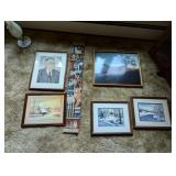 (5) pcs of artwork cat tapistry