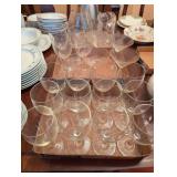 Wine Glasses and martini Glasses