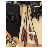 (4) gun cleaning rods