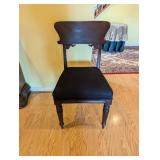 English Side Chair Circa 1840-1900 new upholstery