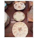 (3) antique plates one marked germany
