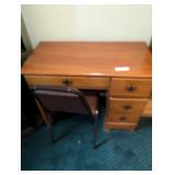 desk and chair