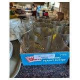 tray lot of glasses jack daniels linchburg lemonad
