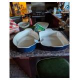 (2) emile henery Baking dishes