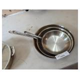 (3) all clad skillets