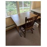 Small desk and office chair 36"by30"by27"