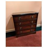 four drawer bachelors chest 29 by 30 by 17"