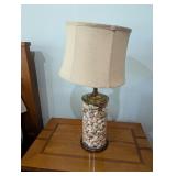 Seashell table lamp round