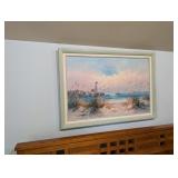shore scene lighthouse art
