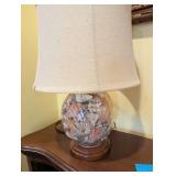 shell table lamp 19"