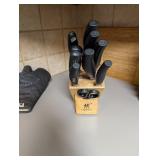 J. A. Henckels knife set 9 in set