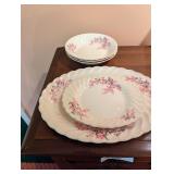 Royal apple blossom bowls and serving plates