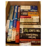 box lot of tom clancy any other books
