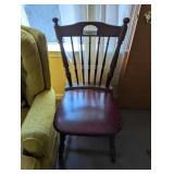 Colonial vinyl seat chair