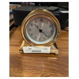 chelsea Brass clock