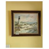 Beach scene alva 29.5 by 25.5