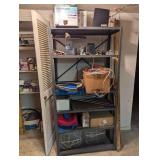 content of steel shelving unit and shelf
