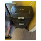 large paper shredder on wheels