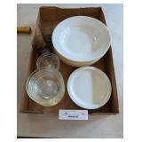 bowls and other glass