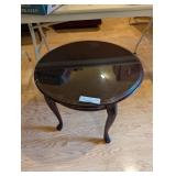 round side table 24" by 21"