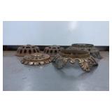 Cast Metal Decorative Bases and Covers