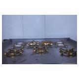 Brass and Glass Drawer Pulls and Handles