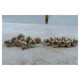 18 Brass Furniture Drawer Pull Knobs with Screws