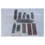 11 Vintage Metal Door Escutcheons and Plates