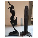 Cast Iron Doorstops: Rabbit Motif and Defiance Rai