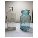 Two Glass Bottles: C. Carroll & Son Baltimore Bott